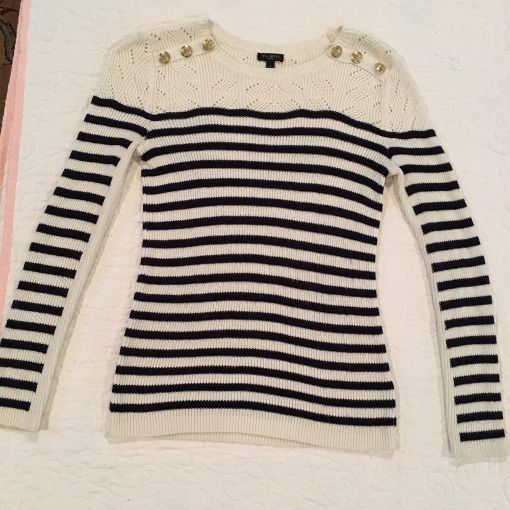 Talbots nautical sweater